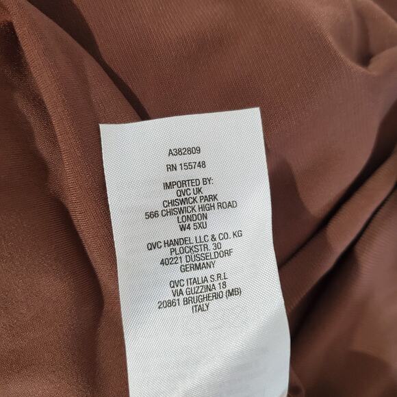 Attitudes by Renee NWT QVC Animal Print Duster Maxi Dress Set Womens Size XXSP - Picture 13 of 14